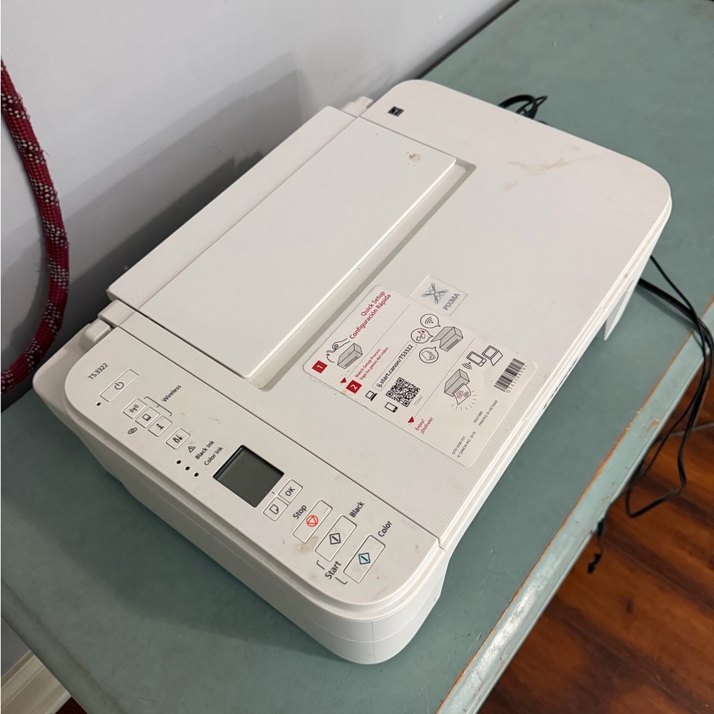 Canon White All-in-One Printer